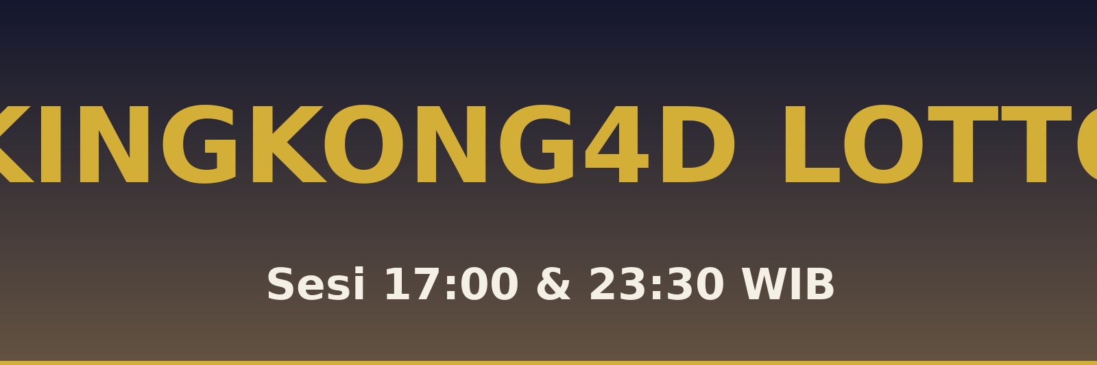 Kingkong4D Lotto Meureudu